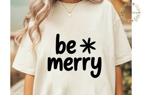Be Merry Christmas Text PNG Clipart Review: A Festive Illustration for Creative Sellers