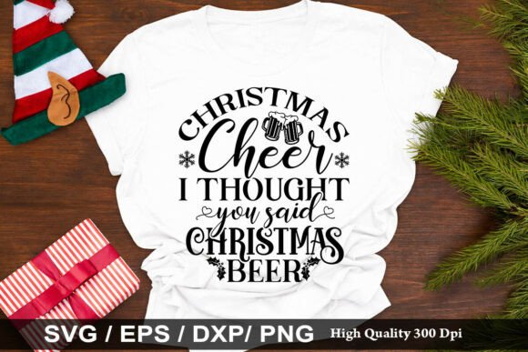 Christmas Cheer I Thought You SVG: A Festive Illustration for Designers