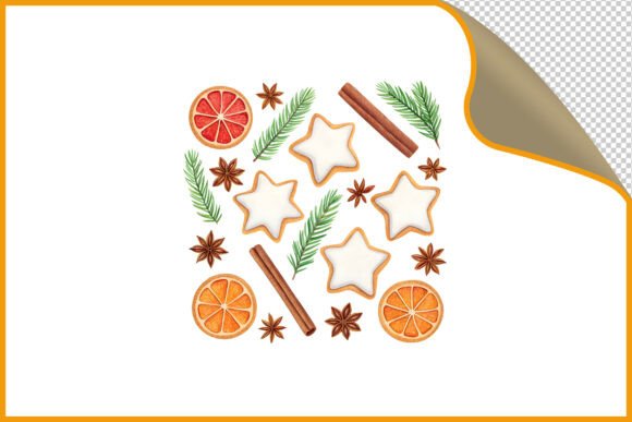 Christmas Cookies and Spices PNG: A Versatile Illustration for Holiday Marketing