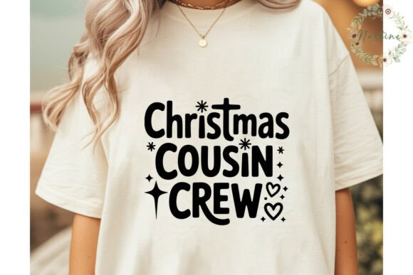 Christmas Cousin Crew Sublimation Design: A Festive Illustration for Digital Sellers