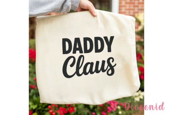 Daddy Claus Christmas Sublimation Design: A Seasonal Illustration for Content Creators