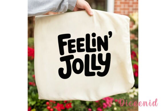 Feelin Jolly Christmas PNG Clipart for Embroidery Projects
