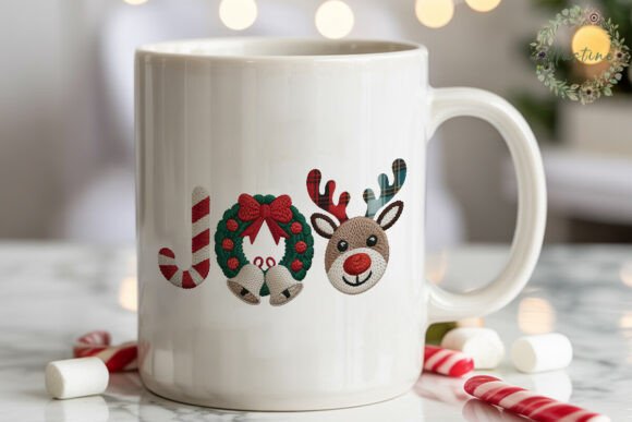 JOY Christmas Embroidered PNG Clipart Review for Real Projects