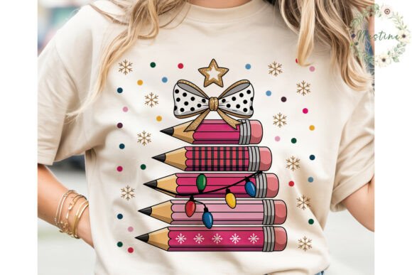 Pink Christmas Pencil Tree PNG Clipart Review for Real Projects
