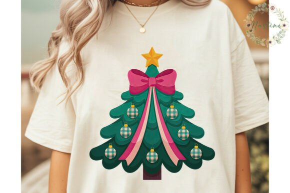 Plaid Christmas Tree PNG Clipart: A Festive Graphic Design Asset for Creative Projects