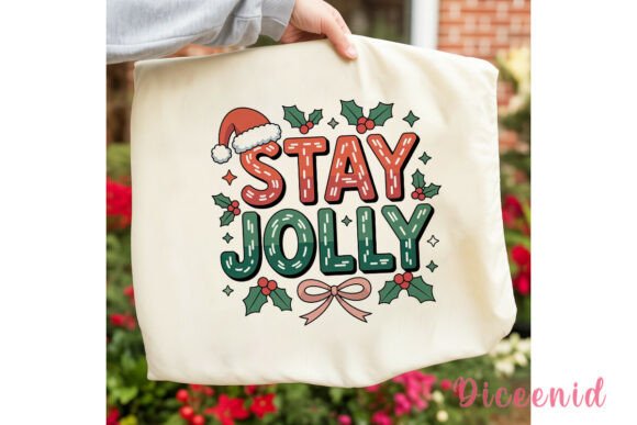 Stay Jolly Christmas Sublimation Design: A Polished Illustration Asset for Content Creators