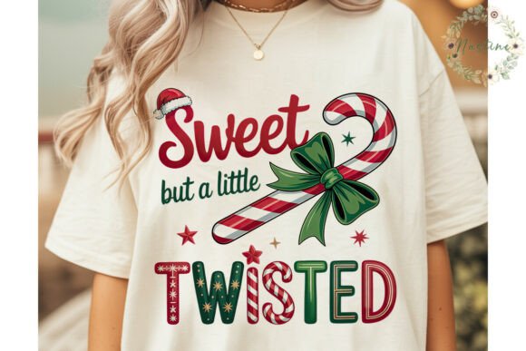 Sweet but Twisted Christmas PNG Clipart
