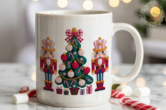 Textured Nutcracker Christmas PNG for Website and Editorial Design
