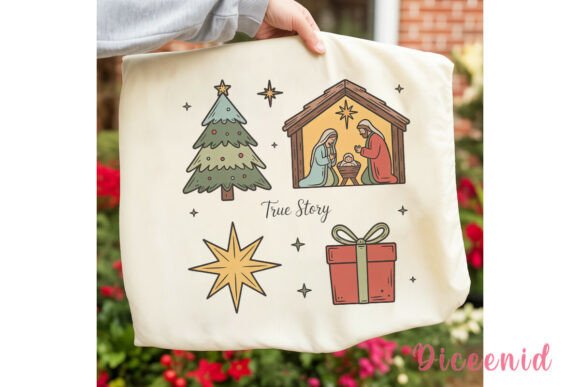 True Story Christmas PNG Clipart: A Versatile Illustration for Seasonal Branding